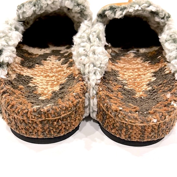 Free People Damon Cozy Suede Leather Faux Fur Mule NWT - Picture 4 of 9